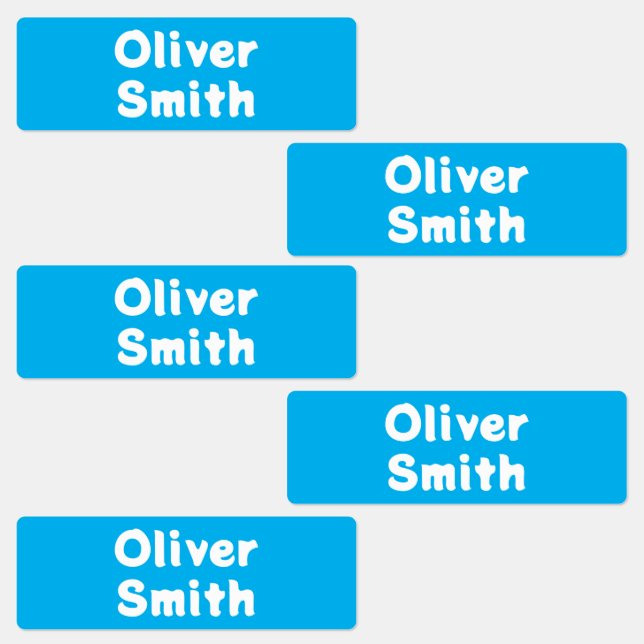 Waterproof Daycare Camp School Kid Girl Boy Name Labels (Group)
