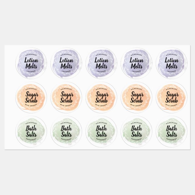 Waterproof Essential Oil Craft Labels (Sheet)