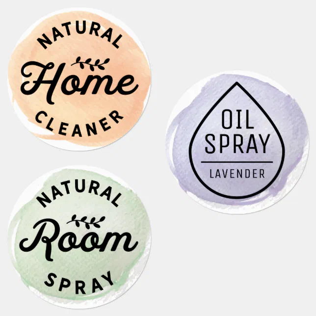 Waterproof Essential Oil Spray Bottle Labels Zazzle