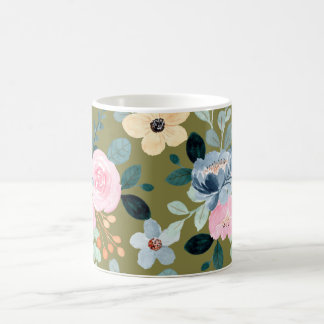 Waterproof Flowers: Blooming Elegance, Every Sip Coffee Mug
