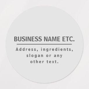 Waterproof Grey Multi-Purpose Labels