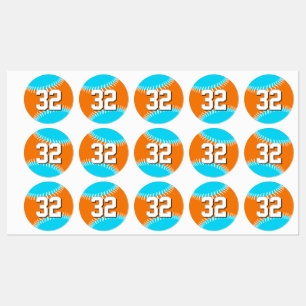 waterproof labels for 1 to 3 baseball players