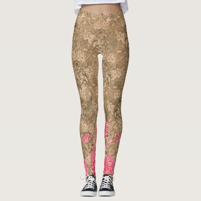 Waterproof, Leopard & Aurora Leggings | Luxe Fit (Front)