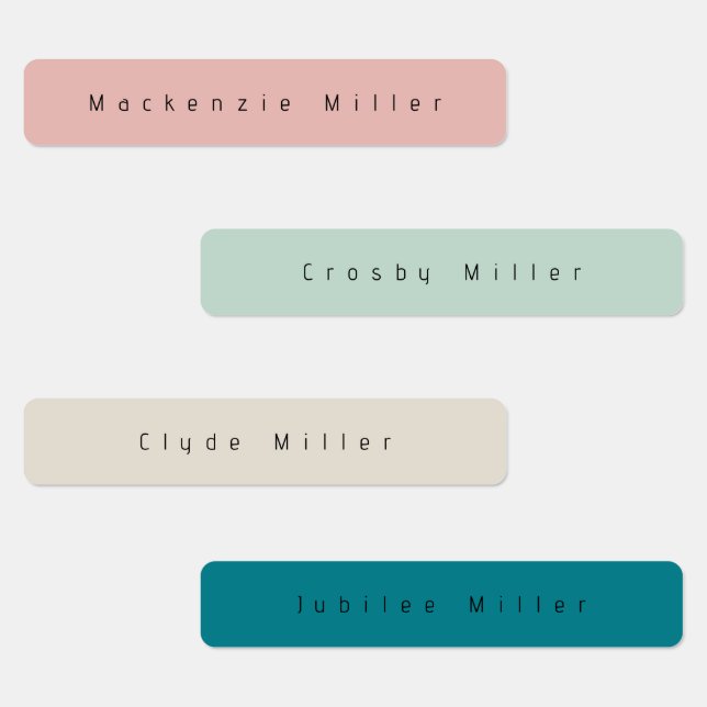 Waterproof Name Labels (Group)