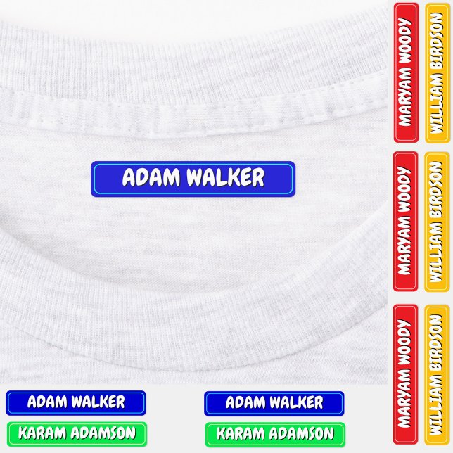 Waterproof Name Labels for Camp, School & Daycare  (Waterproof Labels for Clothing
)