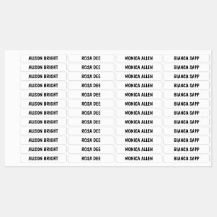 Waterproof Name Stickers For School Daycare Labels