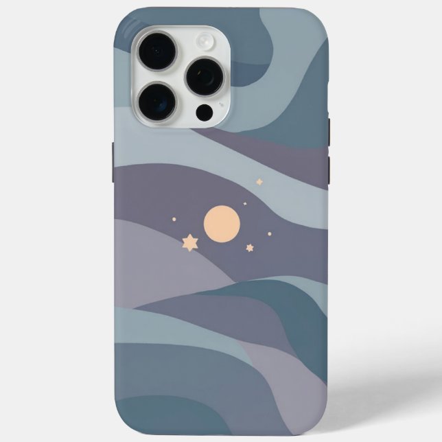 Waterproof nighte pattern ilove nighte pattern Case-Mate iPhone case (Back)