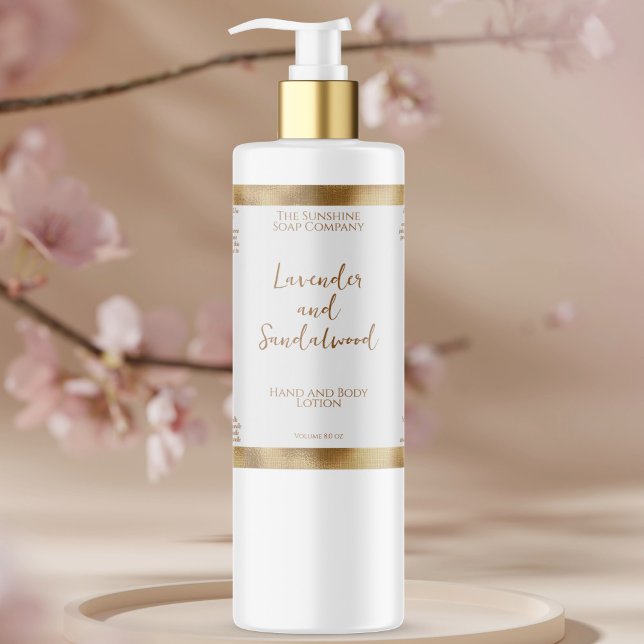 Waterproof white gold foil cosmetics bottle label (Creator Uploaded)