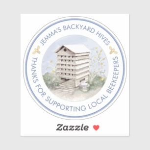 Waterproof Window or Car Beekeeper Honey Sticker