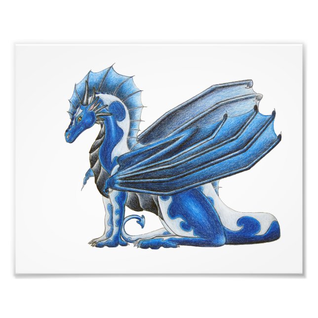 WaterRaven Dragon Photo Print (Front)
