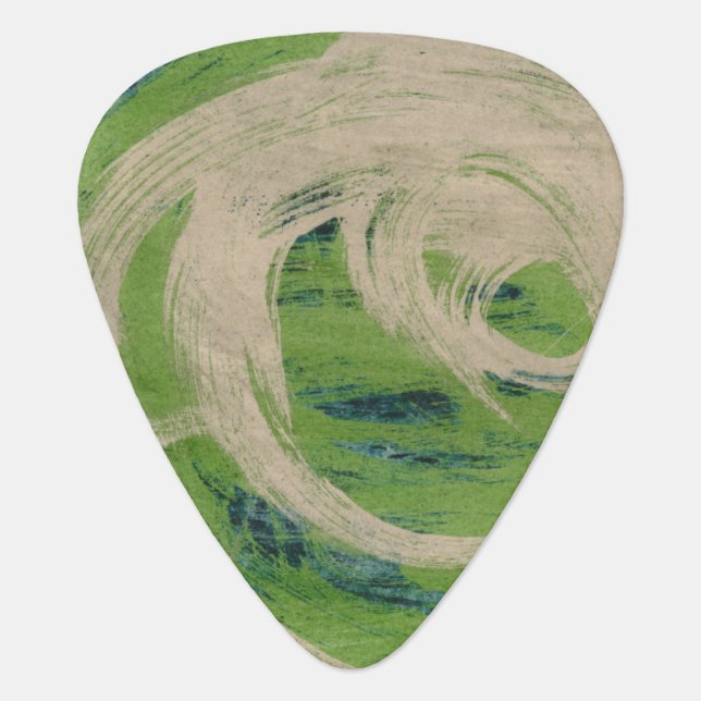 Water's Edge Guitar Pick (Front)