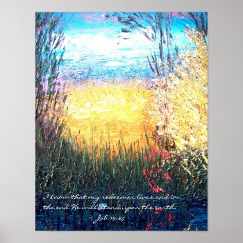 Water's Edge Poster by HeARTForGod at Zazzle