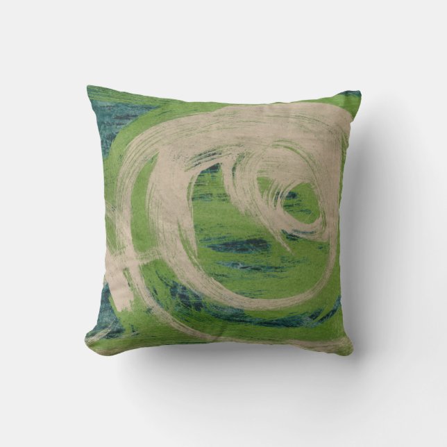 Water's Edge Throw Pillow (Front)