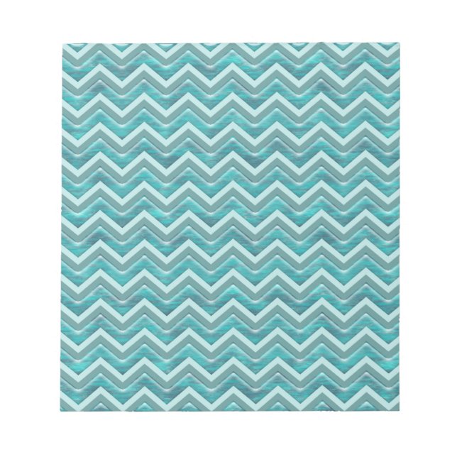 Waters Glitter Chevron Pattern Notepad (Front)