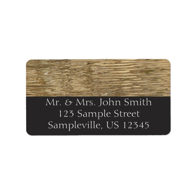 Waters of Barker Dam at Joshua Tree National Park Label (Front)