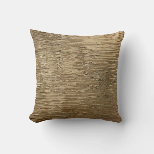 Waters of Barker Dam at Joshua Tree National Park Throw Pillow (Front)