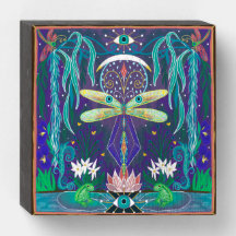 Waters of Fortune mounted wood