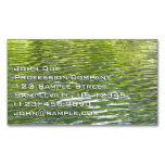 Waters of Oak Creek Yellow and Green Nature Photo Business Card Magnet