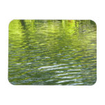 Waters of Oak Creek Yellow and Green Nature Photo Magnet