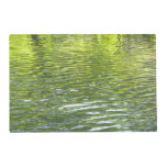 Waters of Oak Creek Yellow and Green Nature Photo Placemat