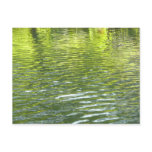 Waters of Oak Creek Yellow and Green Nature Photo Postcard
