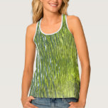 Waters of Oak Creek Yellow and Green Nature Photo Tank Top