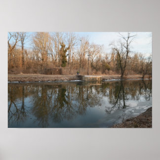 Waterscape Reflections Poster