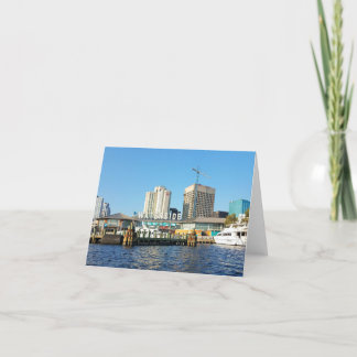 Waterside District of Norfolk VA Scene Thank You Card
