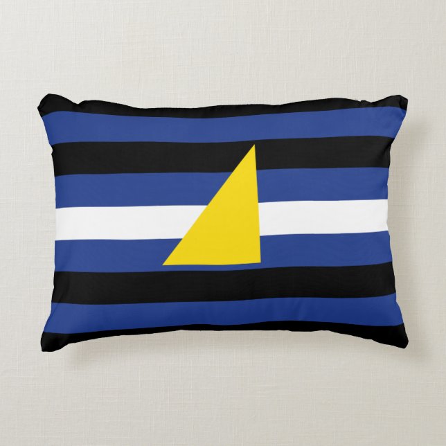 Watersports Pride Flag Accent Pillow (Front)