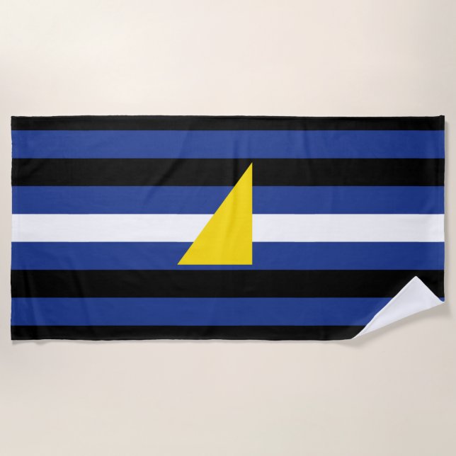 Watersports Pride Flag Beach Towel (Front)