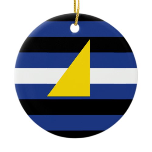 Watersports Pride Flag Ceramic Ornament
