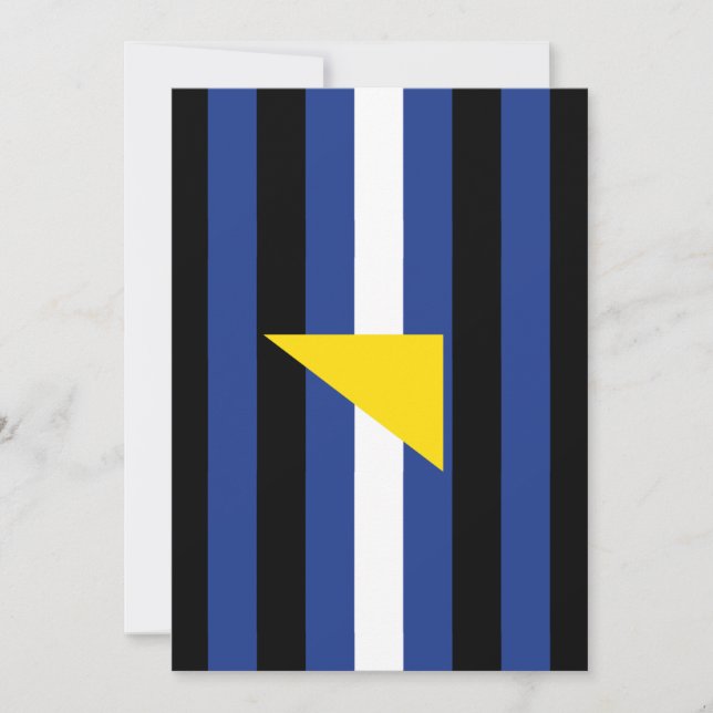 Watersports Pride Flag Holiday Card (Front)
