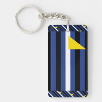 WATERSPORTS PRIDE FLAG KEYCHAIN