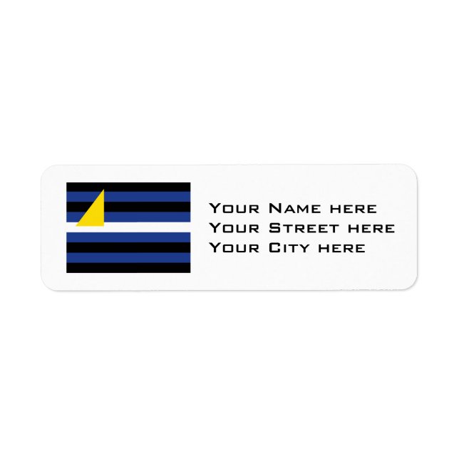 WATERSPORTS PRIDE FLAG LABEL (Front)