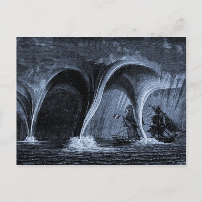 Waterspouts Postcard (Front)