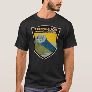 Waterton-Glacier International Peace Park Vintage T-Shirt
