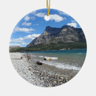 Waterton Lake- Alberta, Canada Ceramic Ornament