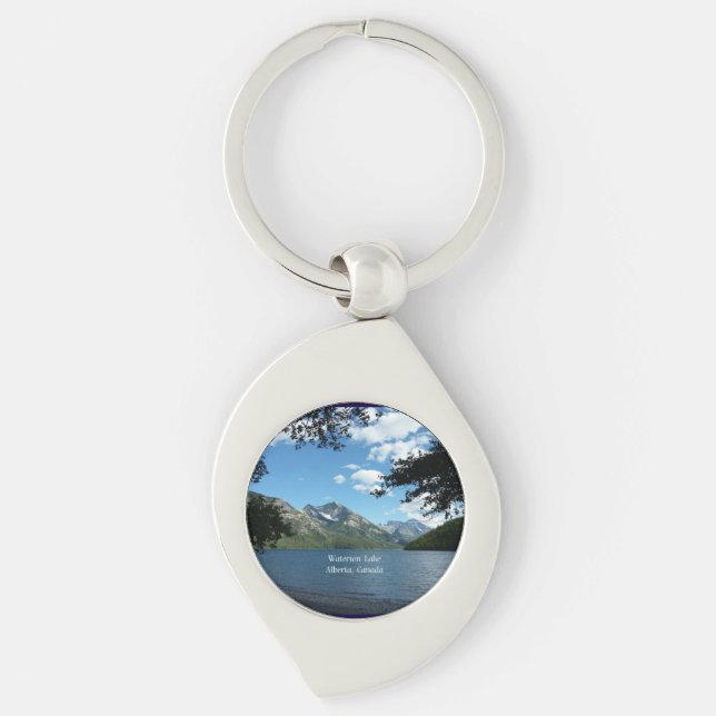 Waterton Lake, Alberta, Canada Keychain (Front)