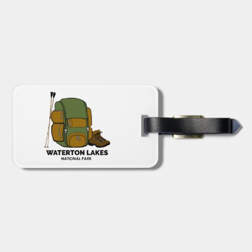 Waterton Lakes National Park Backpack Luggage Tag