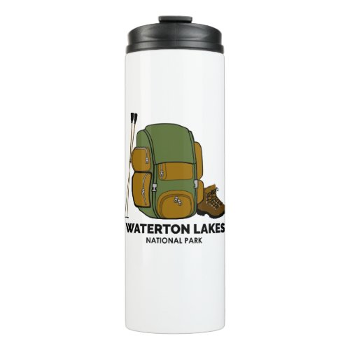 Waterton Lakes National Park Backpack Thermal Tumbler