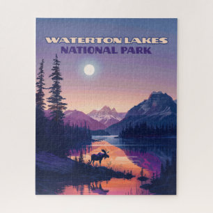 Waterton Lakes National Park Canada Alberta  Jigsaw Puzzle