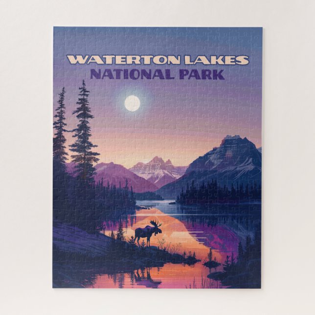 Waterton Lakes National Park Canada Alberta  Jigsaw Puzzle (Vertical)