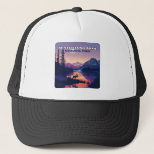 Waterton Lakes National Park Canada Alberta Trucker Hat