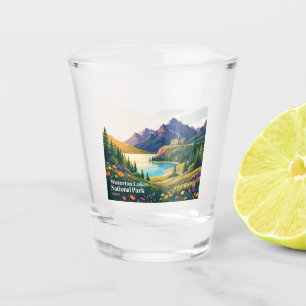 Waterton Lakes National Park Canada Shot Glass