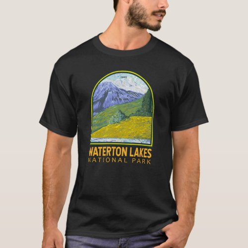Waterton Lakes National Park Canada Travel Vintage T_Shirt