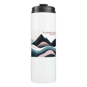 Waterton Lakes National Park Colored Hills Thermal Tumbler