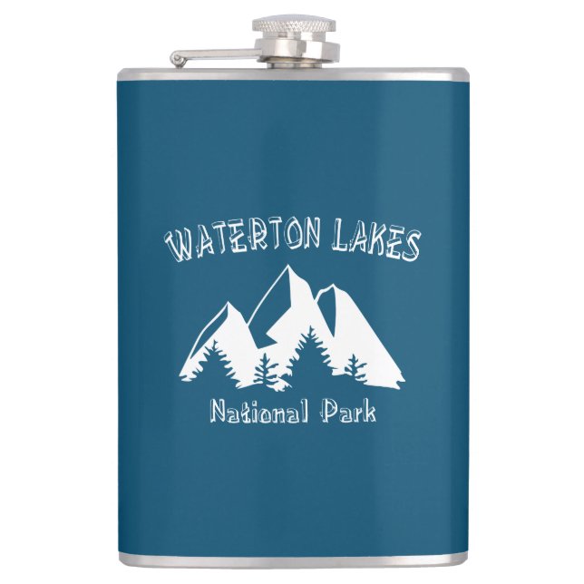 Waterton Lakes National Park Flask (Front)
