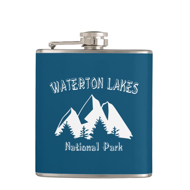 Waterton Lakes National Park Flask (Front)