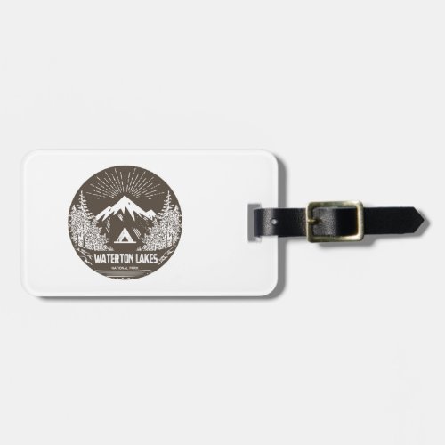 Waterton Lakes National Park Luggage Tag