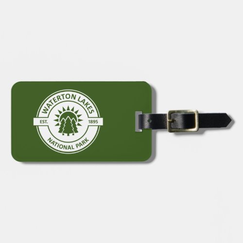 Waterton Lakes National Park Luggage Tag